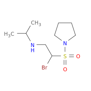 Pyrrolidine, 1-[[1-bromo-2-[(1-methylethyl)amino]ethyl]sulfonyl]-