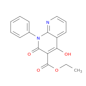 Ethyl 4-hydroxy-2-oxo-1-phenyl-1,2-dihydro-1,8-naphthyridine-3-carboxylate