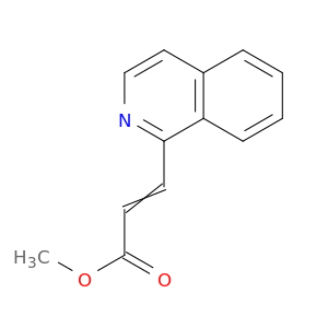 2-Propenoic acid, 3-(1-isoquinolinyl)-, methyl ester