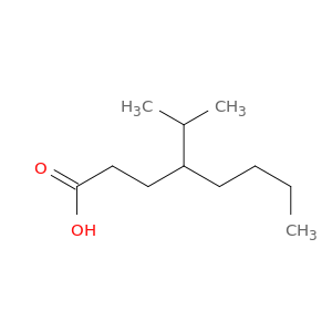 Octanoic acid,4-(1-methylethyl)-