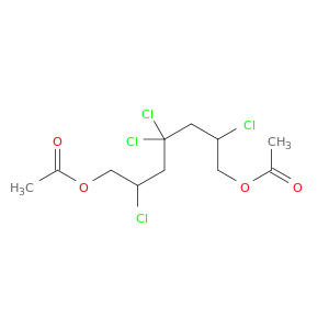 1,7-Heptanediol, 2,4,4,6-tetrachloro-, diacetate