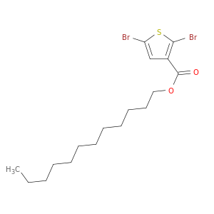 3-Thiophenecarboxylic acid, 2,5-dibromo-, dodecyl ester