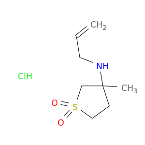 3-噻吩胺,四氢-3-甲基-2-丙烯-1-基,1,1-二氧化锑,盐酸盐(1：1)