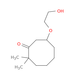 Cyclooctanone, 7-(2-hydroxyethoxy)-2,2-dimethyl-