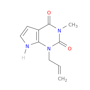 3-methyl-1-(prop-2-en-1-yl)-1h-pyrrolo[2,3-d]pyrimidine-2,4(3h,7h)-dione