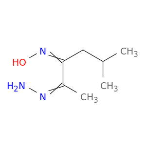 2,3-Hexanedione,  5-methyl-,  2-hydrazone,  3-oxime