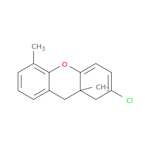 1H-Xanthene, 2-chloro-9,9a-dihydro-5,9a-dimethyl-