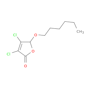 2(5H)-Furanone, 3,4-dichloro-5-(hexyloxy)-