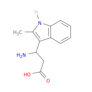 1H-Indole-3-propanoicacid, b-amino-2-methyl-