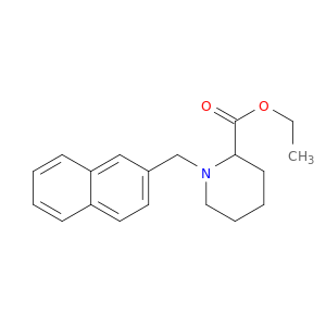 2-Piperidinecarboxylic acid, 1-(2-naphthalenylmethyl)-, ethyl ester
