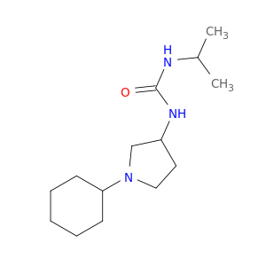 Urea,N-(1-cyclohexyl-3-pyrrolidinyl)-N'-(1-methylethyl)-