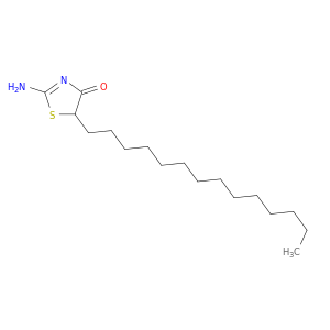 4(5H)-Thiazolone, 2-amino-5-tetradecyl-
