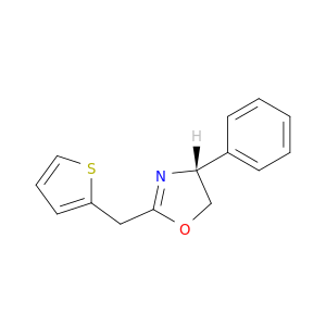 Oxazole, 4,5-dihydro-4-phenyl-2-(2-thienylmethyl)-, (R)-