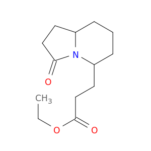 5-Indolizinepropanoic acid, octahydro-3-oxo-, ethyl ester