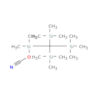 Cyanic acid, dimethyl[tris(trimethylsilyl)methyl]silyl ester