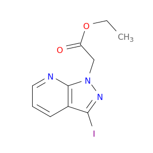 1H-Pyrazolo[3,4-b]pyridine-1-acetic acid, 3-iodo-, ethyl ester