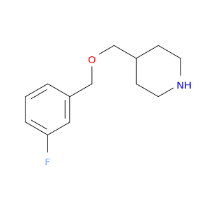 4-(((3-Fluorobenzyl)oxy)methyl)piperidine