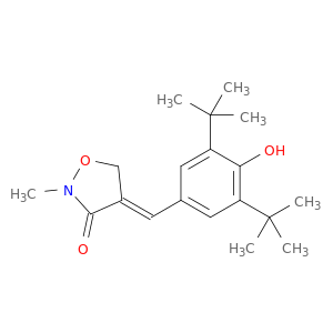 3-Isoxazolidinone,4-[[3,5-bis(1,1-dimethylethyl)-4-hydroxyphenyl]methylene]-2-methyl-, (E)- (9CI)