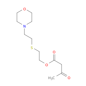 Butanoic acid, 3-oxo-, 2-[[2-(4-morpholinyl)ethyl]thio]ethyl ester
