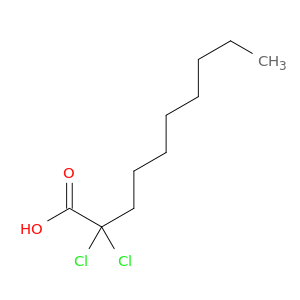 Decanoic acid, 2,2-dichloro-