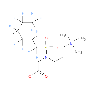 1-丙氨酸,3-[(羧甲基)[(1,1,2,2,3,3,4,4,4,4,6,6,6,6,6-三氟丙己基)磺酰基]氨基]-N,n,n--甲基-,内盐