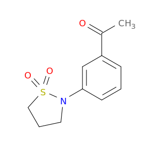 2-(3-Acetylphenyl)-1,2-thiazolidine-1,1-dione