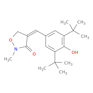 3-Isoxazolidinone,4-[[3,5-bis(1,1-dimethylethyl)-4-hydroxyphenyl]methylene]-2-methyl-, (Z)- (9CI)