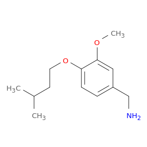 1-[3-methoxy-4-(3-methylbutoxy)phenyl]methanamine