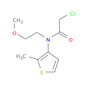 Acetamide, 2-chloro-N-(2-methoxyethyl)-N-(2-methyl-3-thienyl)-