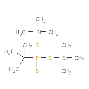 Phosphonotrithioic acid, (1,1-dimethylethyl)-, bis(trimethylsilyl) ester