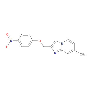 Imidazo[1,2-a]pyridine, 7-methyl-2-[(4-nitrophenoxy)methyl]-