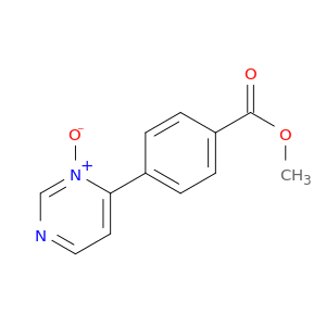 Benzoic acid, 4-(3-oxido-4-pyrimidinyl)-, methyl ester