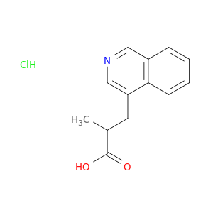 3-(Isoquinolin-4-yl)-2-methylpropanoic Acid Hydrochloride