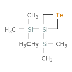 1-Tellura-3-silacyclobutane, 3,3-bis(trimethylsilyl)-