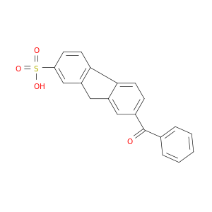 9H-Fluorene-2-sulfonicacid, 7-benzoyl-