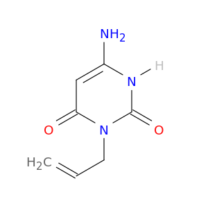 2,4(1H,3H)-Pyrimidinedione, 6-amino-3-(2-propenyl)-