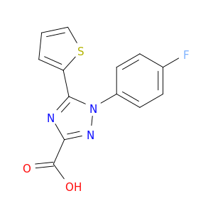 1-(4-Fluorophenyl)-5-(Thiophen-2-Yl)-1h-1,2,4-Triazole-3-Carboxylic Acid