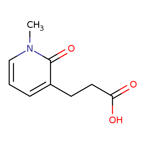 3-Pyridinepropanoic acid, 1,2-dihydro-1-methyl-2-oxo-