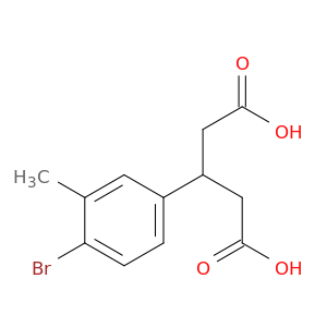 3-(4-Bromo-3-methylphenyl)pentanedioic Acid