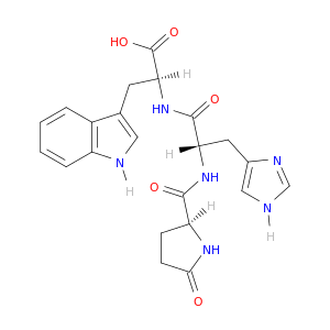 L-Tryptophan, 5-oxo-L-prolyl-L-histidyl-
