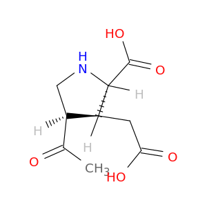 3-Pyrrolidineaceticacid, 4-acetyl-2-carboxy-, (2S,3S,4R)-