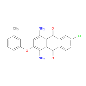 9,10-Anthracenedione, 1,4-diamino-6-chloro-2-(3-methylphenoxy)-