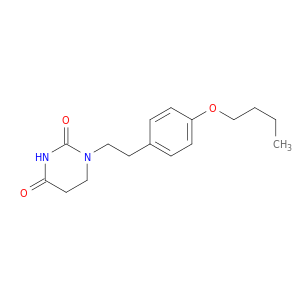 DIHYDRO-1-(2-(4-BUTOXYPHENYL)ETHYL)-2,4(1H,3H)-PYRIMIDINEDIONE