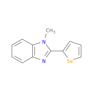 1H-Benzimidazole, 1-methyl-2-selenophene-2-yl-