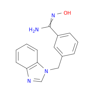 3-(1H-1,3-Benzodiazol-1-ylmethyl)-N'-hydroxybenzene-1-carboximidamide