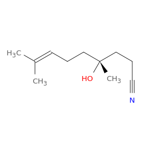 7-Nonenenitrile, 4-hydroxy-4,8-dimethyl-, (4R)-