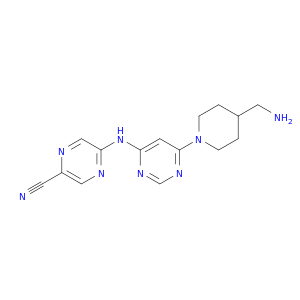 5-((6-(4-(Aminomethyl)piperidin-1-yl)pyrimidin-4-yl)amino)pyrazine-2-carbonitrile
