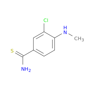 3-Chloro-4-(methylamino)benzene-1-carbothioamide