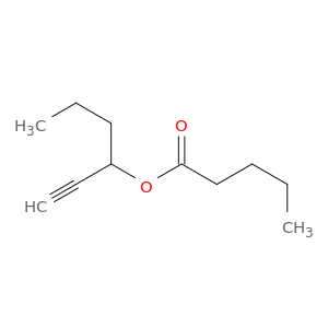 Pentanoic acid, 1-ethynylbutyl ester