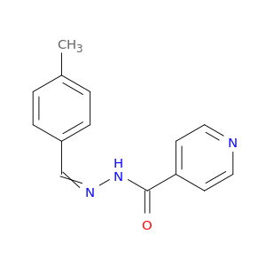 4-Methylbenzaldehyde isonicotinoyl hydrazone